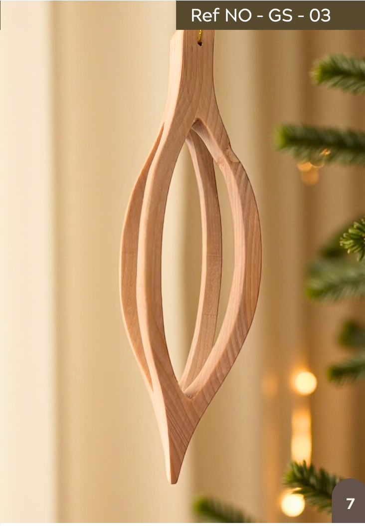 Suspension sculptée
