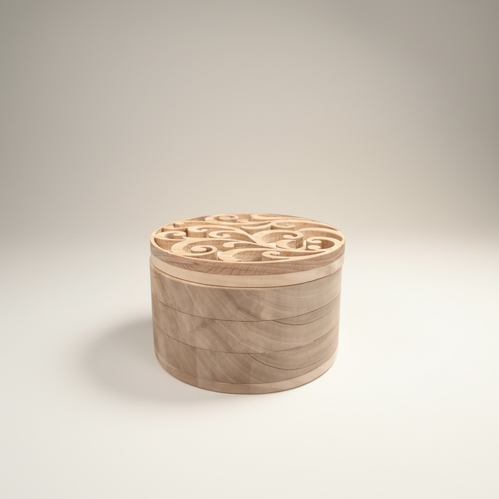 Boîte ronde en bois – Fabrication artisanale française