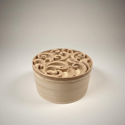 Boîte ronde en bois – Fabrication artisanale française