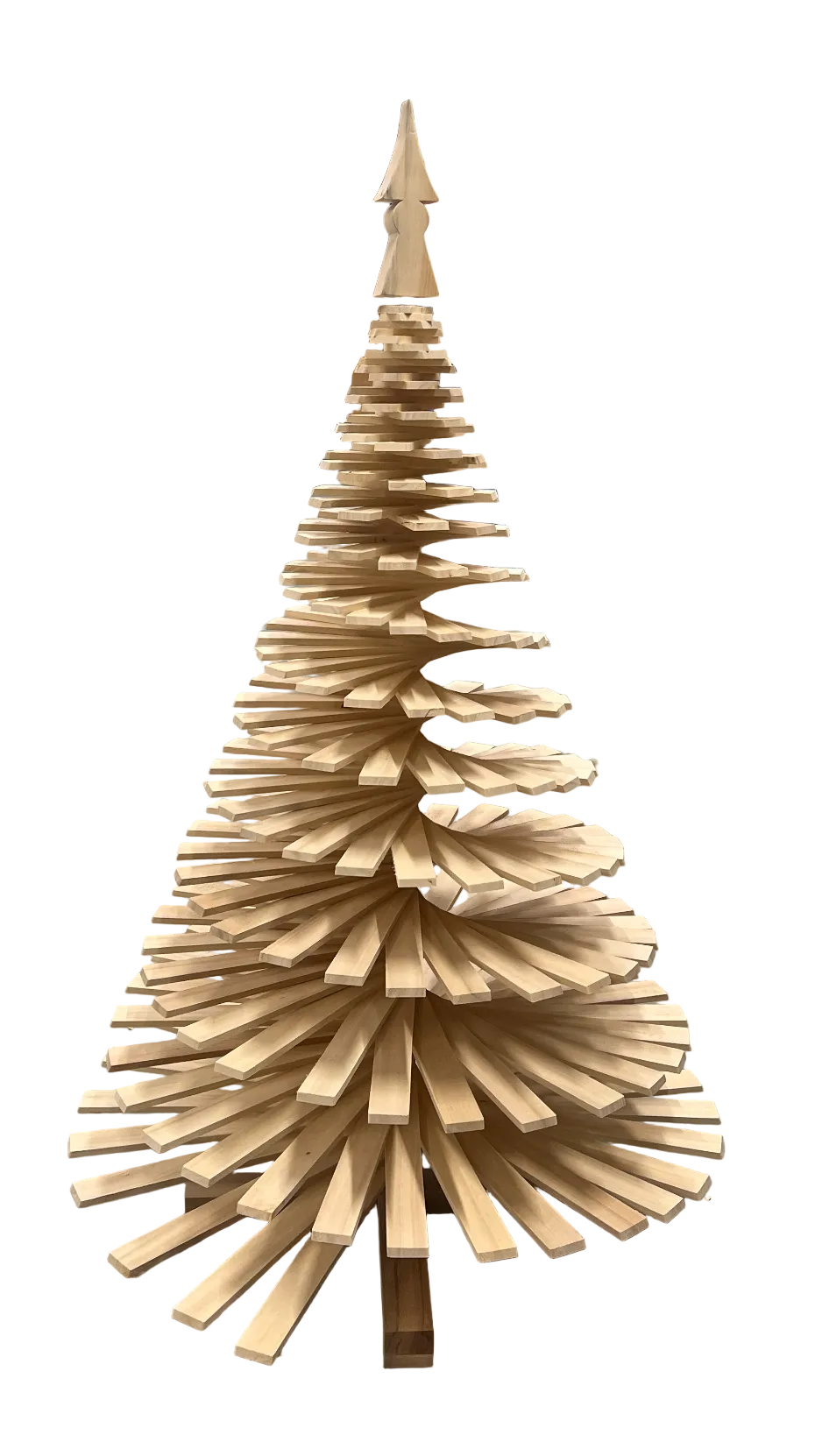 Sapin de Noël en bois artisanal - ( ⚠️ Pas de livraison possible / retrait atelier uniquement )
